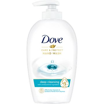 Foto van Dove verzorgende handzeep care & protect 250ml aanbieding bij jumbo | alle soorten 2 verpakkingen