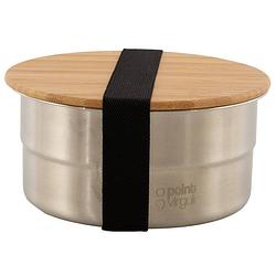 Foto van Point-virgule ronde lunchbox bamboo 850 ml
