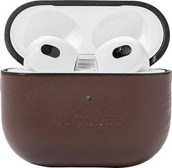 Foto van Decoded leather aircase for airpods 3rd gen bruin