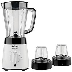 Foto van Arzum ar1057 blender 500 w wit/zwart