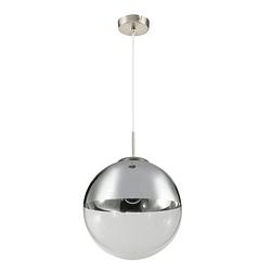Foto van Moderne hanglamp varus - l:33cm - e27 - metaal - grijs
