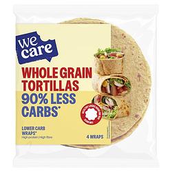 Foto van Wecare low carb whole grain tortillas