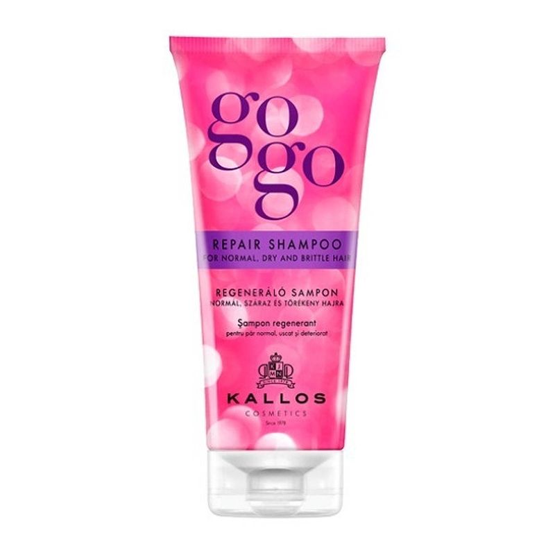 Foto van Gogo repair shampoo shampoo voor het versterken van de haarstructuur 200ml