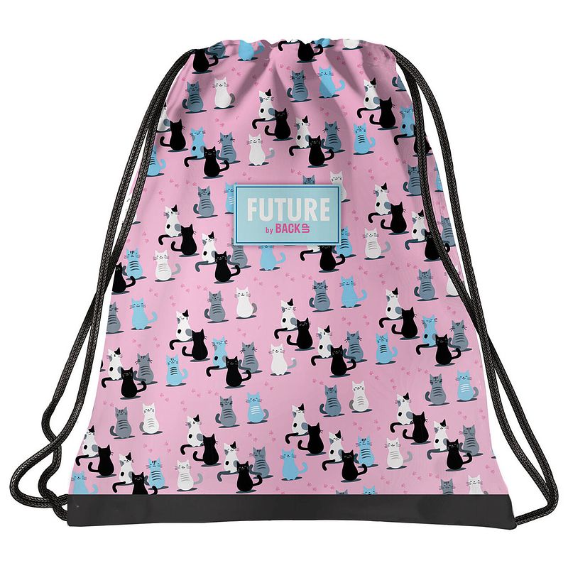 Foto van Backup gymbag kitten - 41 x 35 cm - polyester