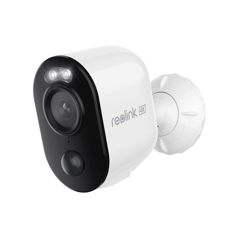 Foto van Reolink argus-serie b350 4k wifi-camera voor buitenbatterij, slimme detectie, nachtzicht in kleur ip-camera wit