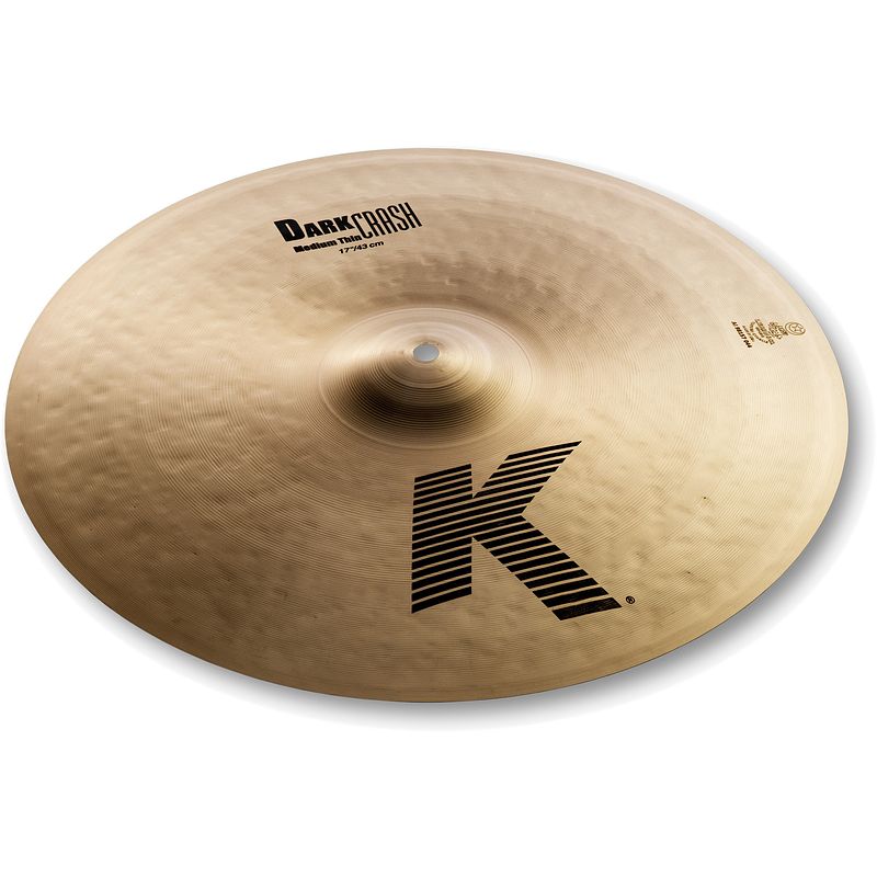 Foto van Zildjian k zildjian 17 inch dark medium thin crash bekken