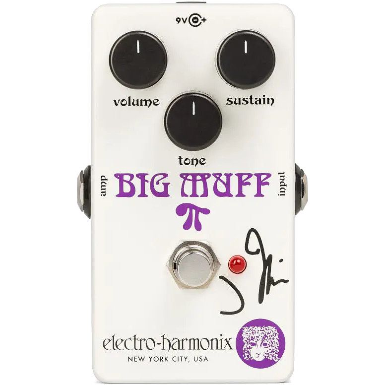 Foto van Electro harmonix j mascis ram's head big muff pi fuzz / distortion / sustainer effectpedaal