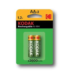 Foto van Kodak rechargeable ni-mh aa battery 2600mah blister 2