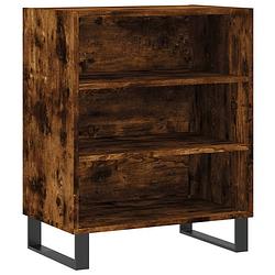 Foto van Vidaxl dressoir 57x35x70 cm bewerkt hout gerookt eikenkleurig