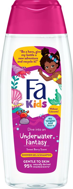 Foto van Fa kids douchegel & shampoo underwater fantasy