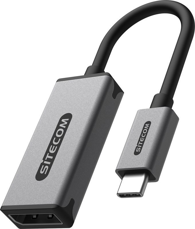 Foto van Sitecom usb-c naar displayport 1.4 adapter