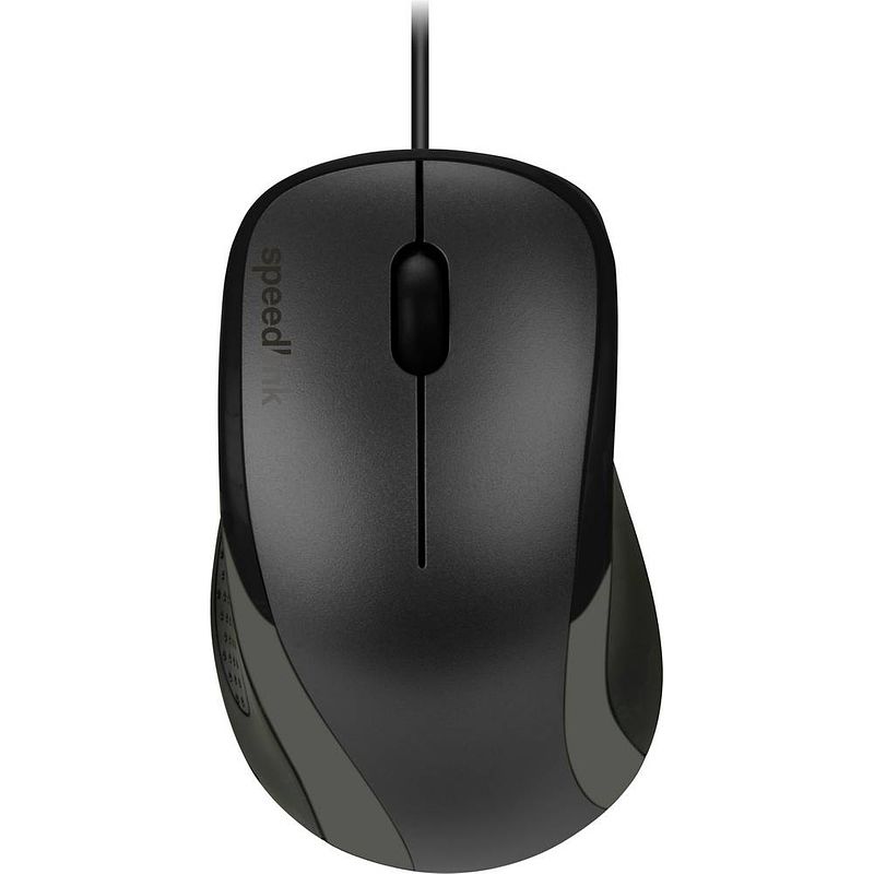 Foto van Speedlink kappa muis usb optisch zwart 3 toetsen 1000 dpi ergonomisch