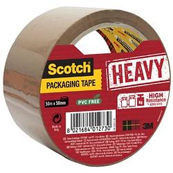 Foto van Scotch verpakkingsplakband heavy, ft 50 mm x 50 m, bruin, per stuk