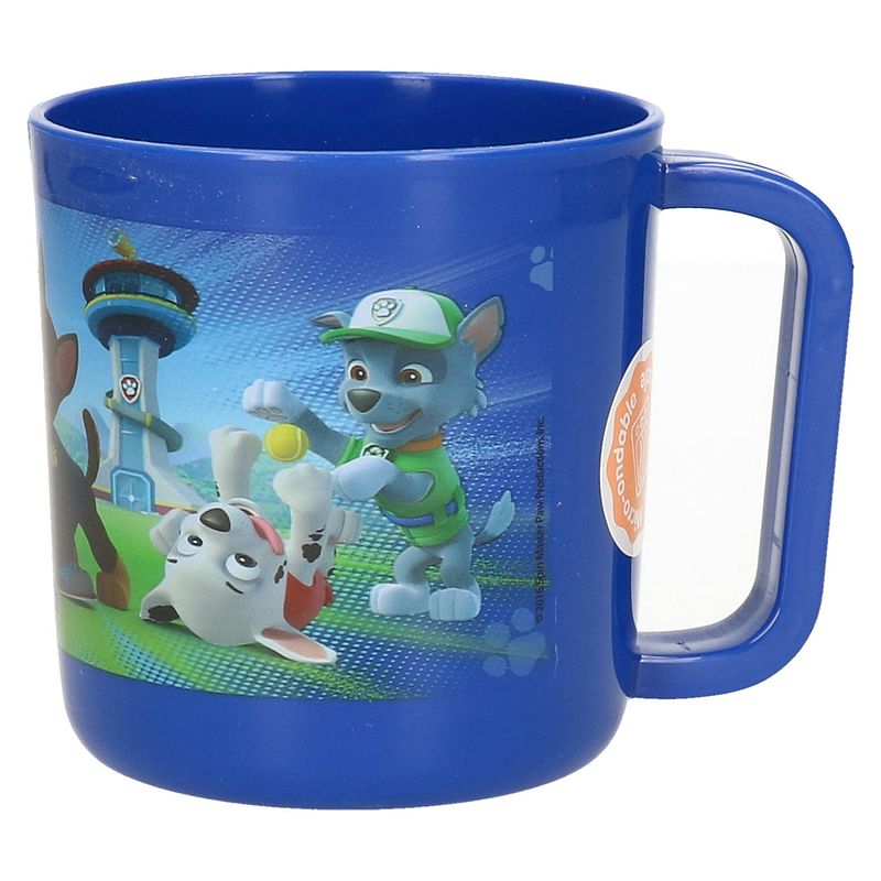 Foto van Kunststof drinkbeker/mok paw patrol 350 ml - kinderservies