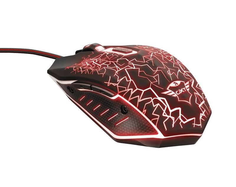 Foto van Trust  trust gxt 105 izza illuminated gaming mouse