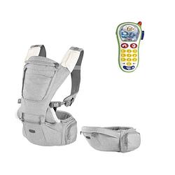 Foto van Chicco bundel - draagzak hip seat - hazelwood & rammelaar - baby fototelefoon