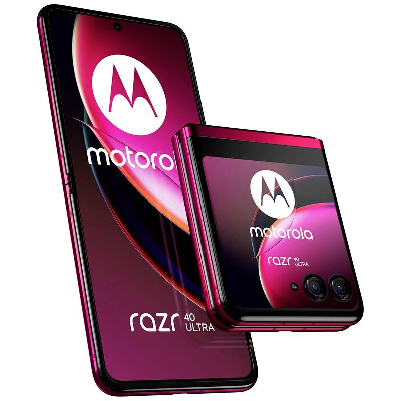 Foto van Motorola razr40 ultra 5g smartphone 256 gb 17.5 cm (6.9 inch) magenta android 13