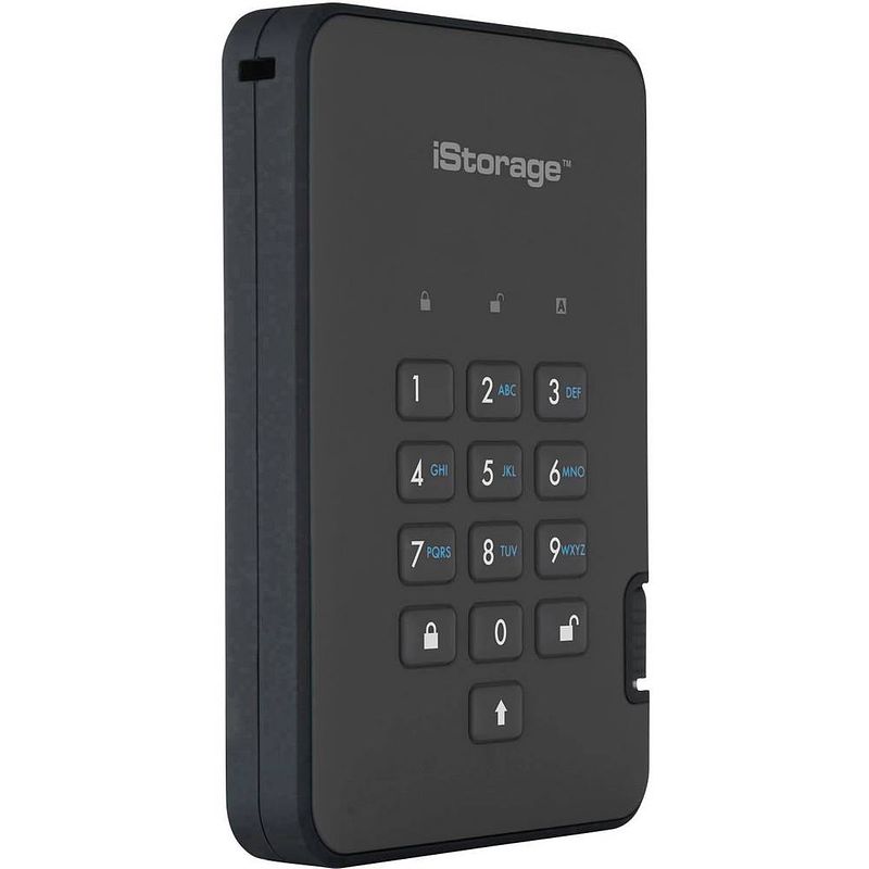 Foto van Istorage diskashur 2® 500 gb externe harde schijf (2,5 inch) usb 3.2 gen 2 (usb 3.1) zwart is-da2-256-500-b