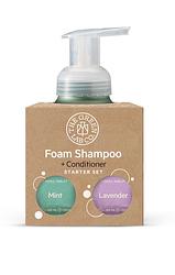 Foto van The green lab co. starter set shampoo tabletten lavender & munt