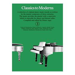Foto van Yorktown music press classics to moderns 3 pianoboek