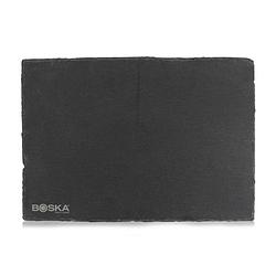 Foto van Boska serveerplank leisteen l - met antislip voetjes - zwart - 33 cm