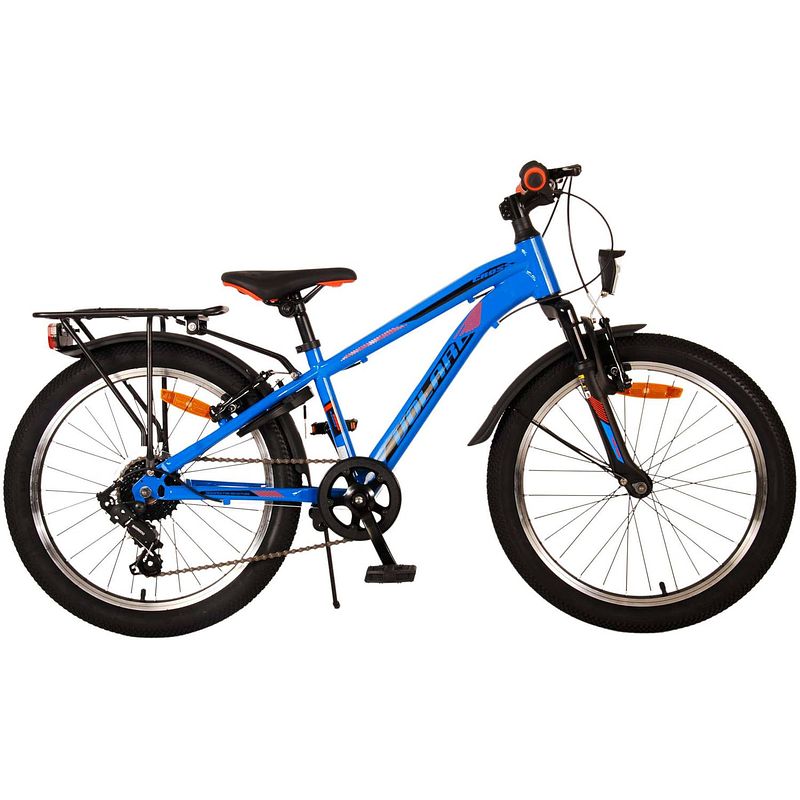 Foto van Volare cross kinderfiets - 20 inch - blauw - 6 versnellingen