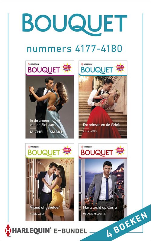 Foto van Bouquet e-bundel nummers 4177 - 4180 - annie west - ebook (9789402547092)