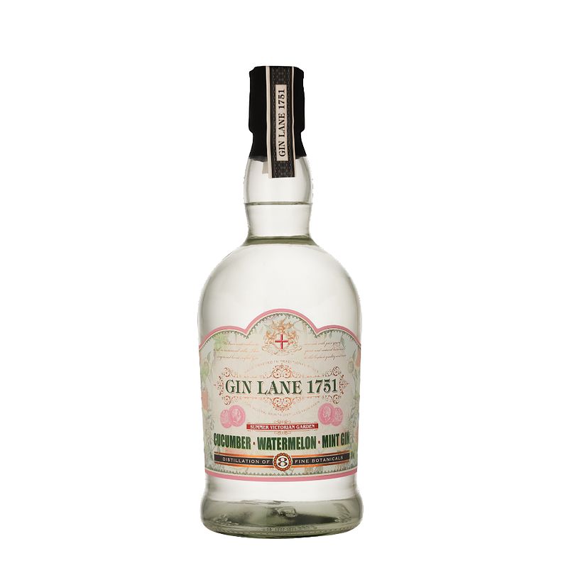 Foto van Gin lane 1751 watermelon/cucumber/mint 70cl