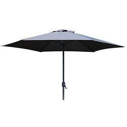 Foto van Pimxl parasol luxe 6-ribs 300cm antraciet