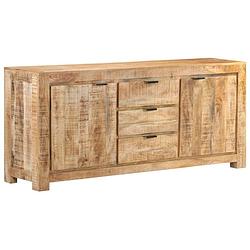 Foto van Vidaxl dressoir 175x40x75 cm ruw mangohout