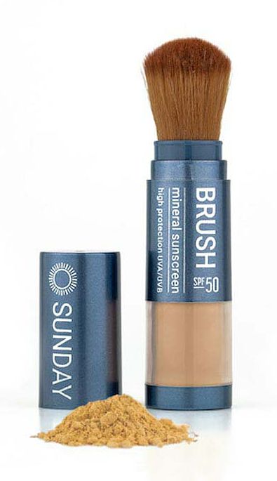 Foto van Sunday brush mineral sunscreen spf50 - medium