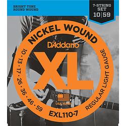 Foto van D'saddario exl110-7 snarenset voor 7-snarige elektrische gitaar