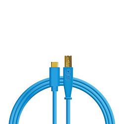 Foto van Dj techtools chroma cable straight usb-c 1.5 m blauw