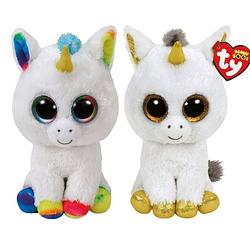 Foto van Ty - knuffel - beanie buddy - pixy unicorn & pegasus unicorn