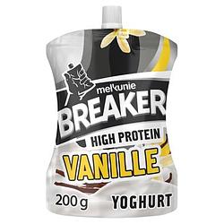 Foto van Melkunie breaker vanille yoghurt 0,9% vet 200g bij jumbo