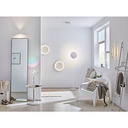 Foto van Paulmann sabik 70946 led-wandlamp voor badkamer 9 w warmwit wit (mat)