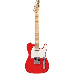 Foto van Fender made in japan international color telecaster mn morocco red limited edition elektrische gitaar met gigbag