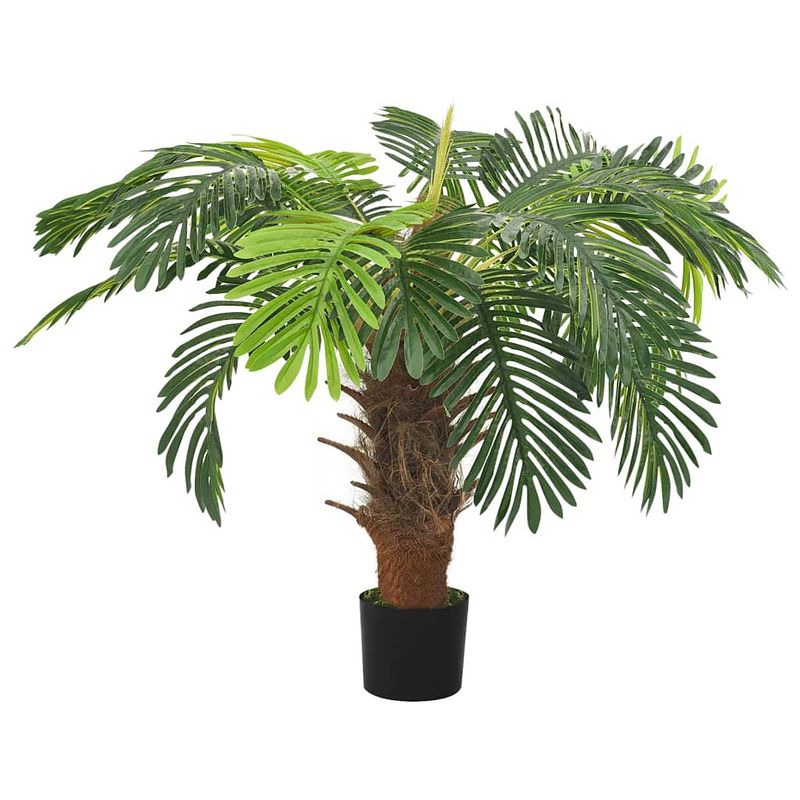 Foto van Infiori kunstplant met pot cycaspalm 90 cm groen