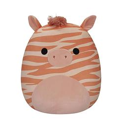 Foto van Squishmallows knuffel josue de perzikkleurige zebra - 50 cm