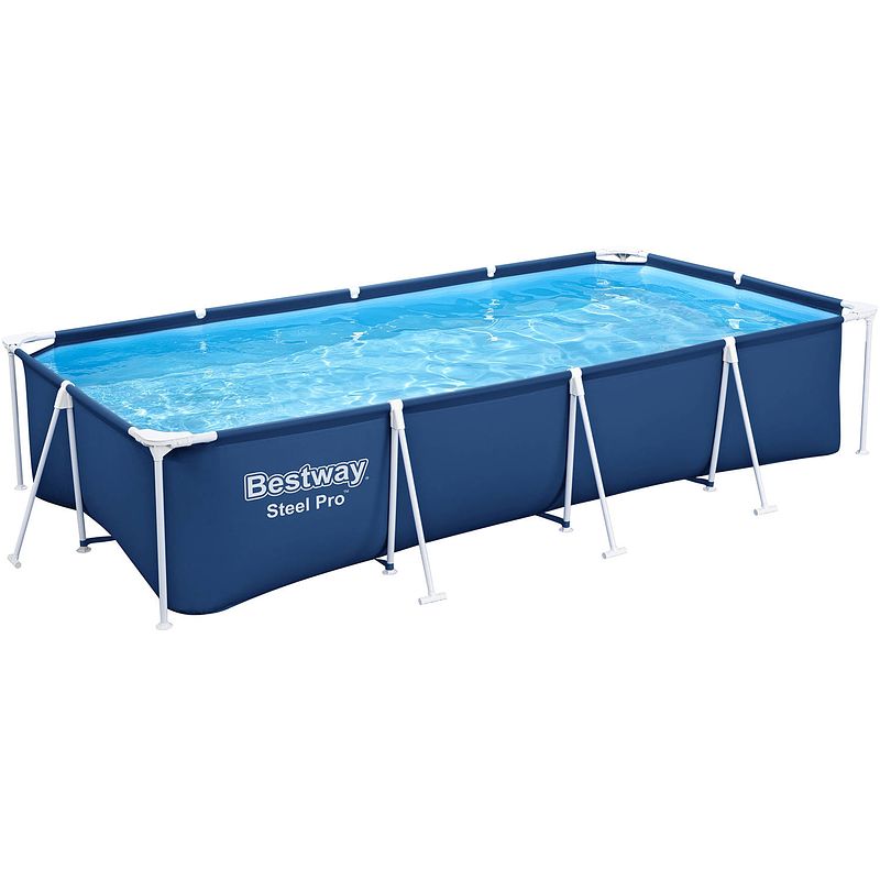 Foto van Bestway steel pro zwembad 400 x 211 x 81 cm