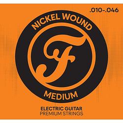 Foto van Fazley epnw1046 premium nickel wound electric guitar strings medium snarenset voor elektrische gitaar