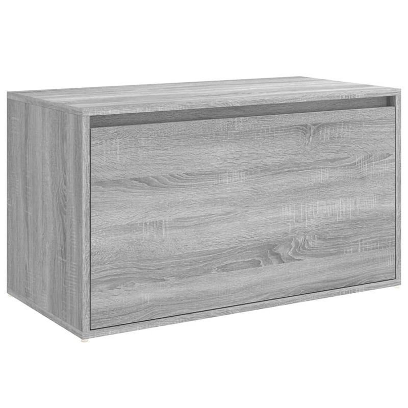 Foto van Vidaxl halbankje 80x40x45 cm bewerkt hout grijs sonoma eikenkleurig