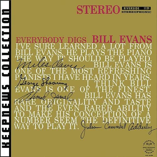 Foto van Everybody digs bill evans (keepnews - cd (0888072301825)