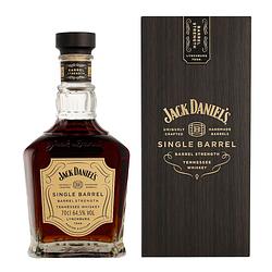 Foto van Jack daniel's single barrel - barrel strength 70cl whisky + giftbox