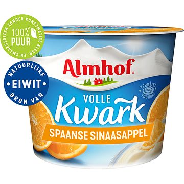 Foto van Almhof volle kwark spaanse sinaasappel 500g bij jumbo