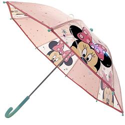 Foto van Disney minnie mouse kinderparaplu - wit/roze - d73 cm - paraplu'ss