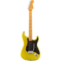 Foto van Fender american ultra ii stratocaster mn solar flare elektrische gitaar met koffer