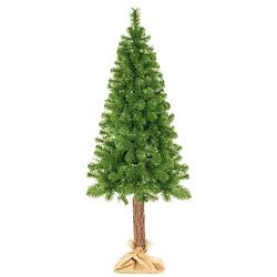 Foto van Kunstkerstboom green fir op stam 220 cm zonder verlichting