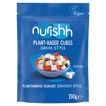 Foto van Nurishh plantaardige blokjes greek style 1 x 150g bij jumbo