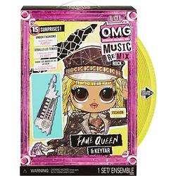 Foto van Lol surprise omg remix rock- fame queen en keytar - modepop 24cm